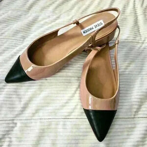 Steve Madden Women's Black/Tan sling back shoes. Size 10. NWOT